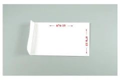 13X19  מעטפות כיס לבן-פתח המעטפה בצד הצר