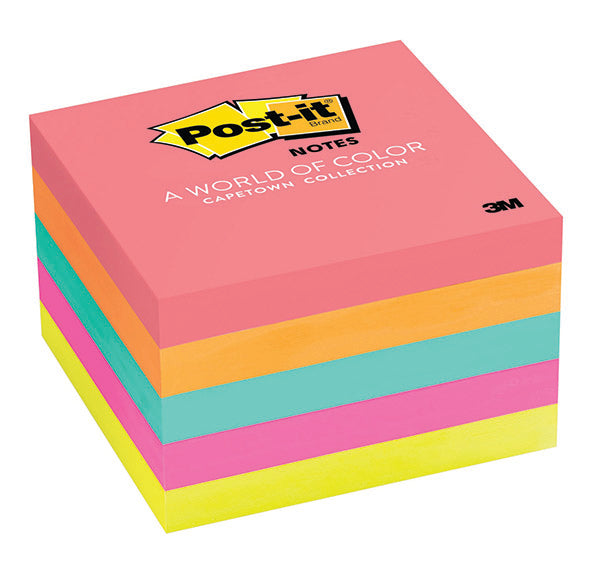 3M Postit מזכריות צבעוניות דביקות