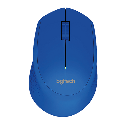 עכבר אלחוטי ואיכותי מבית Logitech בעל עיצוב נוח ודיוק אופטי, ללא התקנה, חיסכון בסוללה כאשר אינו בשימוש ועם רזולוציה של עד 1000DPIעכבר אלחוטי Logitech M280 Retail כחול